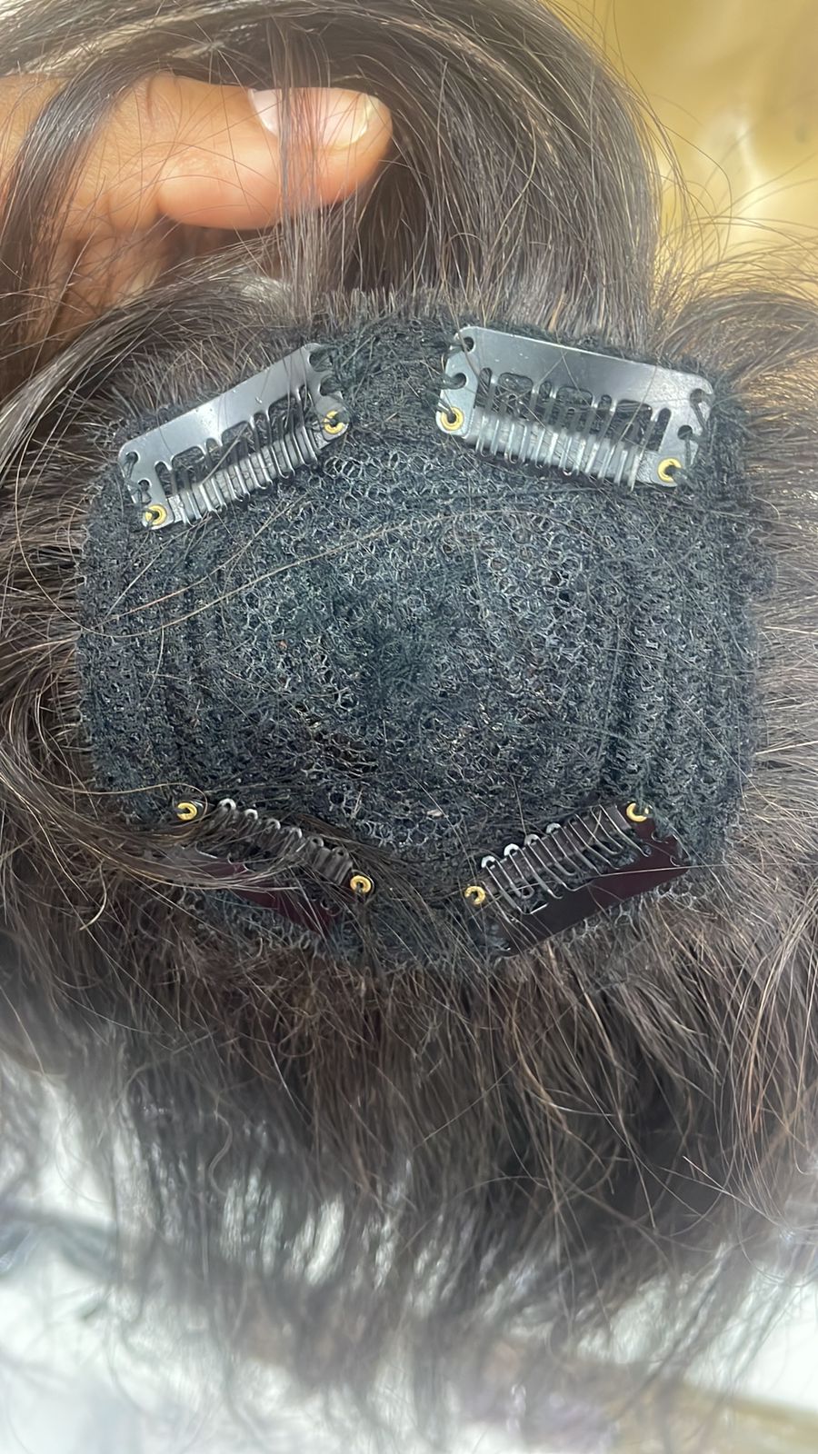 Topo de Franja Cabelo Brasileiro (30 cm) - Imagem 2