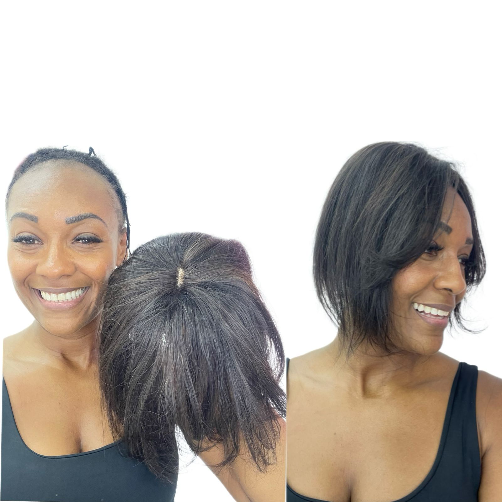 Topo de Franja Cabelo Brasileiro (30 cm) - Imagem 3