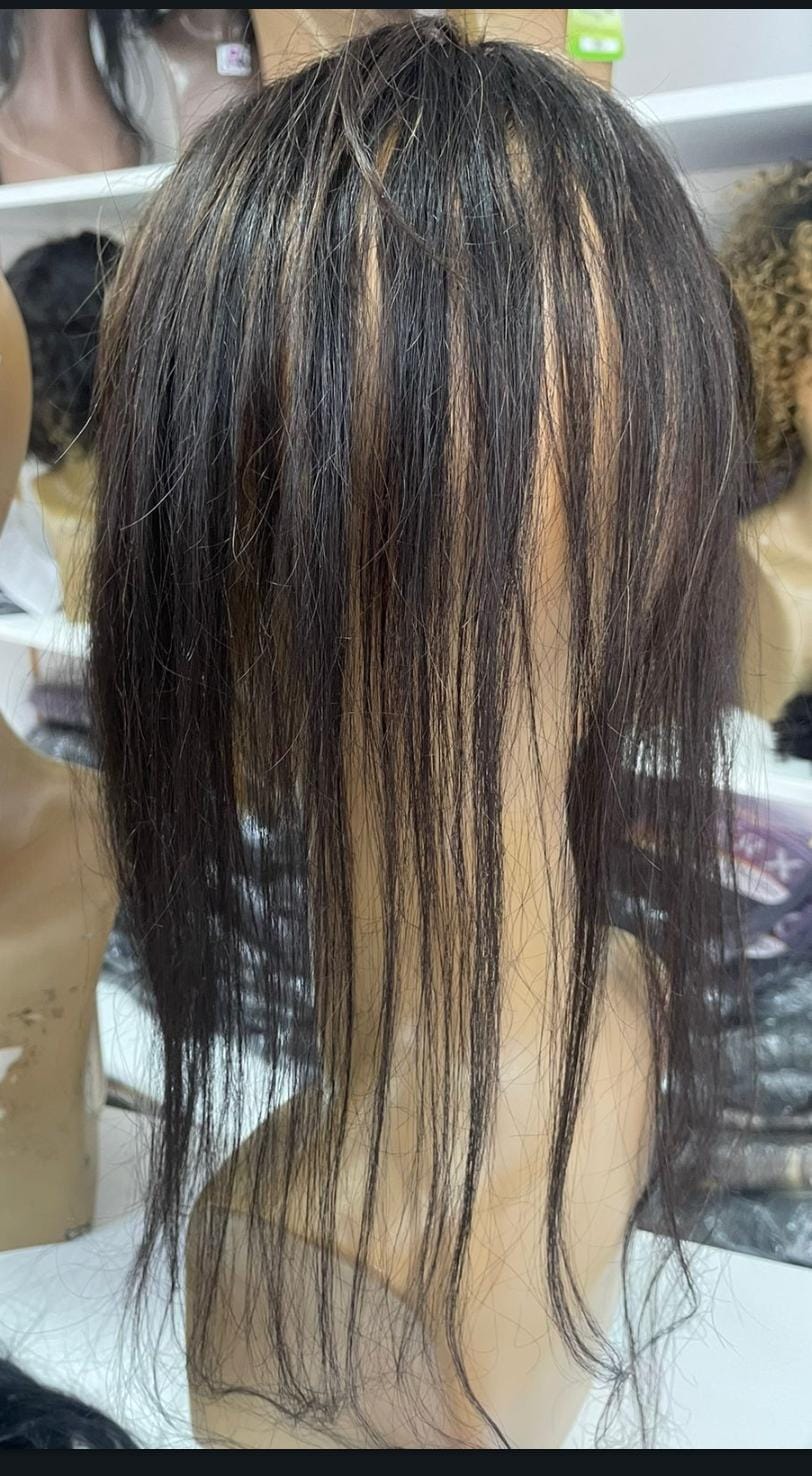 Topo Franjão Cabelo Humano (50 cm) - Imagem 4