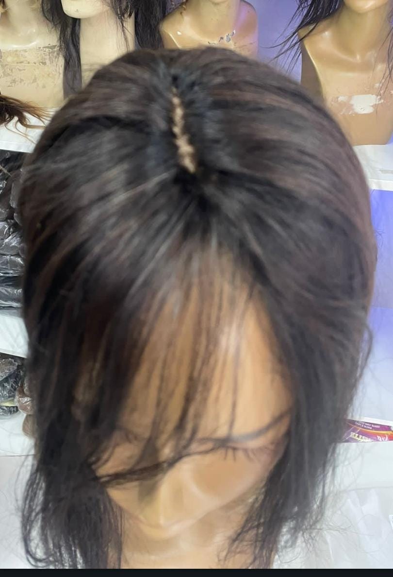 Topo Franjão Cabelo Humano (50 cm)