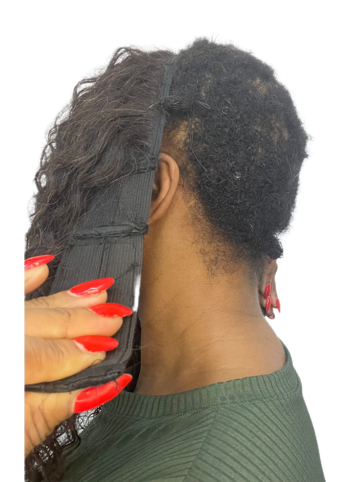 Disfarce Frontal com Velcro (50 cm) - Cacho Caipira - Imagem 3