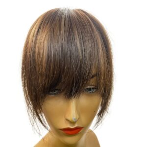 Topo Capilar Franja Média (Cabelo Humano)
